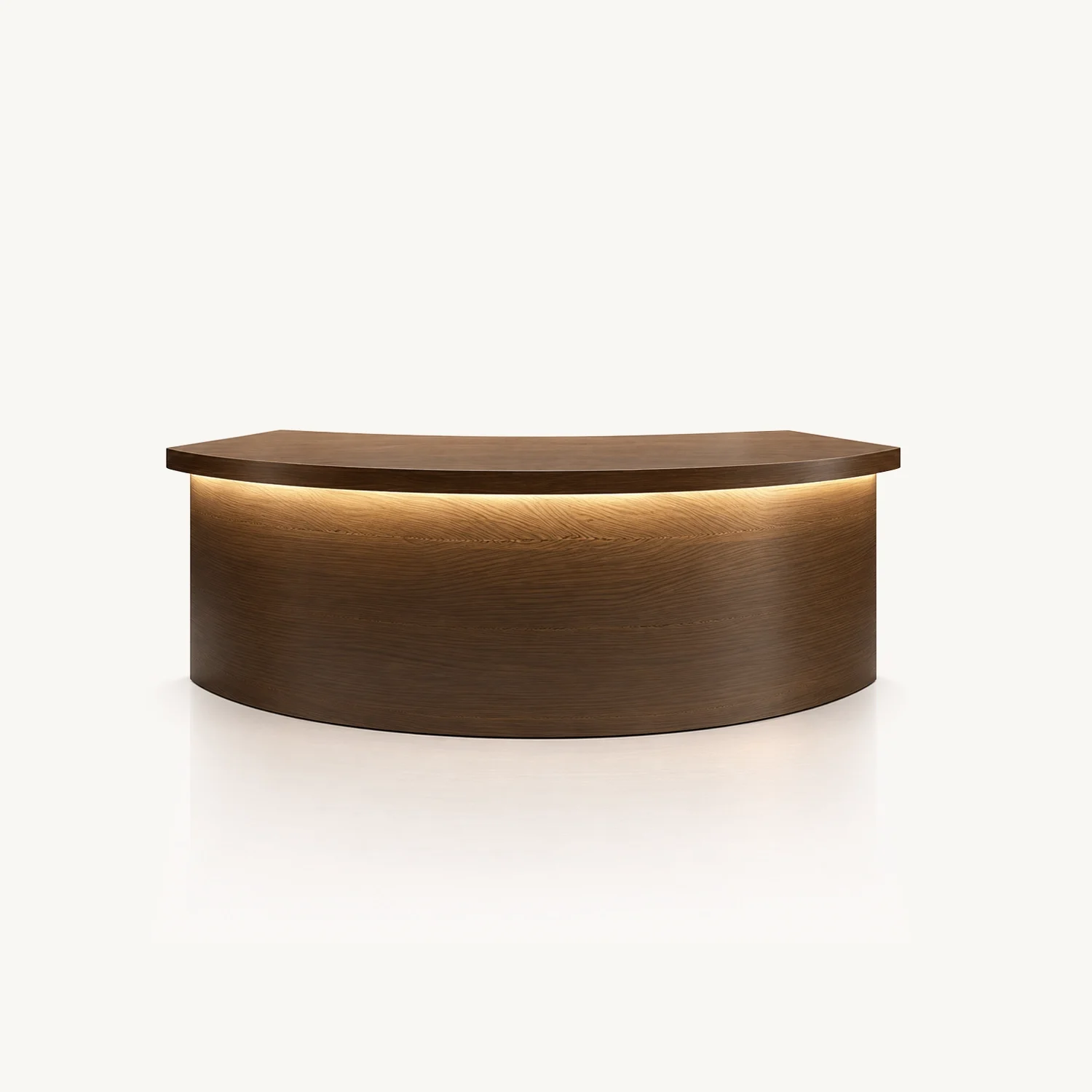 Reception Desk With Solid Wood Grain – Maoters