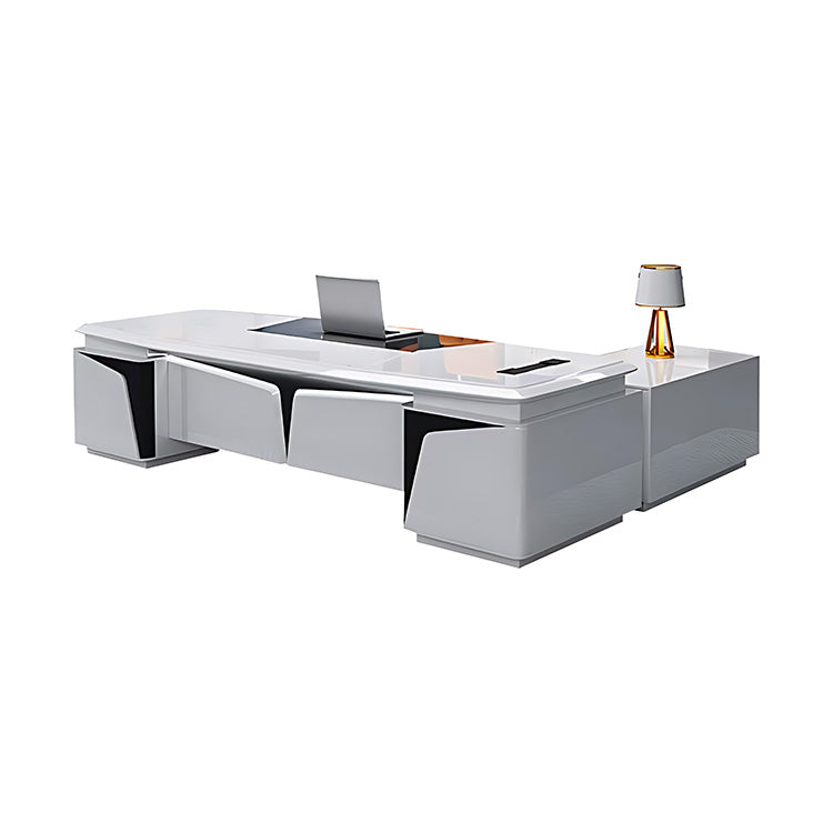 Innovative Lacquered Executive Desk Office Desk - Maoters