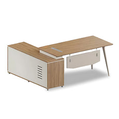 Baking Lacquer Boss Desk Office Desk Simple Modern Executive Desk - Maoters