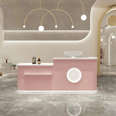 Curved Shop Checkout Reception Desk - Maoters