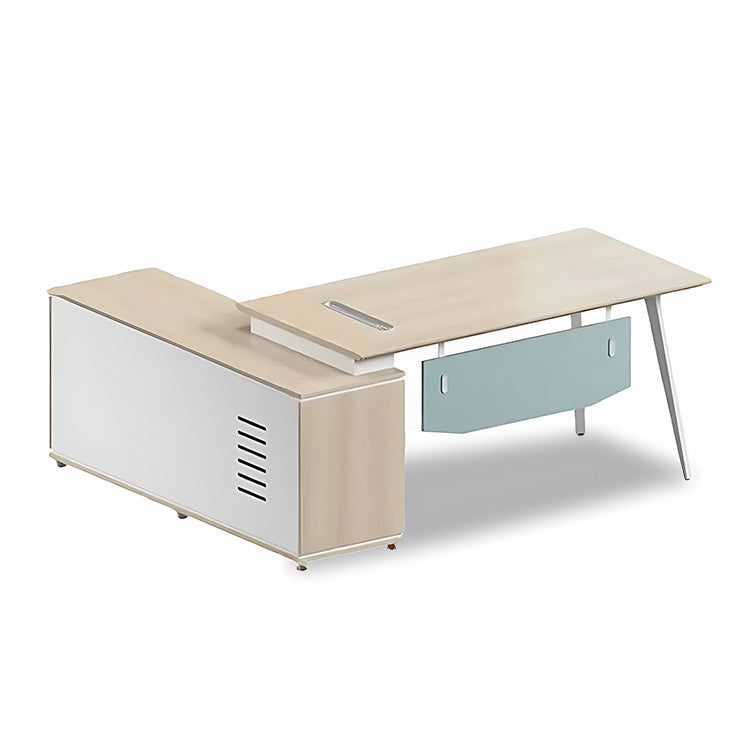 Baking Lacquer Boss Desk Office Desk Simple Modern Executive Desk - Maoters