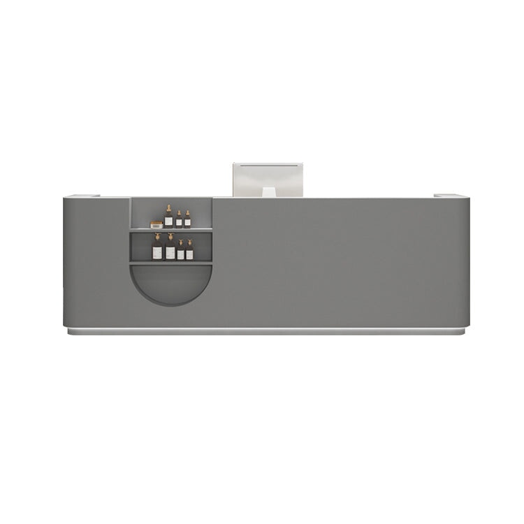 Rectangular Manufactured Wood Reception Desk - Maoters