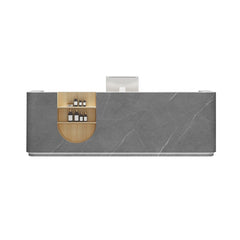 Rectangular Manufactured Wood Reception Desk - Maoters