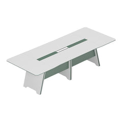 Contemporary Rectangular Conference Table - Maoters