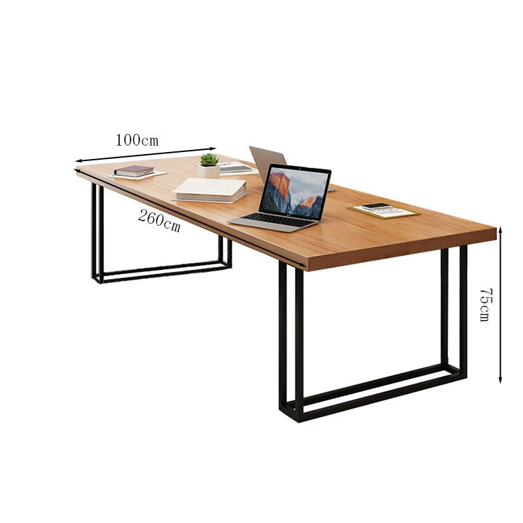 Industrial Style Solid Wood Conference Table - Maoters