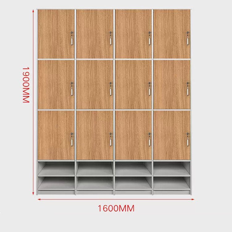 Bathroom Gym Wooden Locking Locker - Maoters