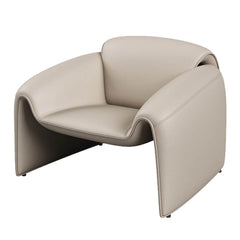 Beige Leather Sofa - Maoters - Maoters