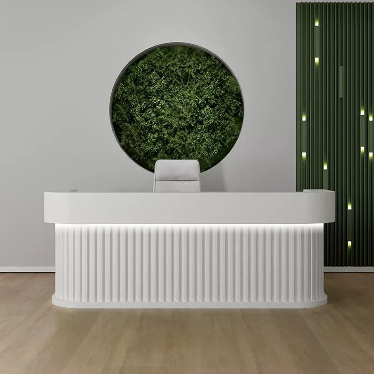 Chic Minimalist Reception Desk - Maoters - Maoters