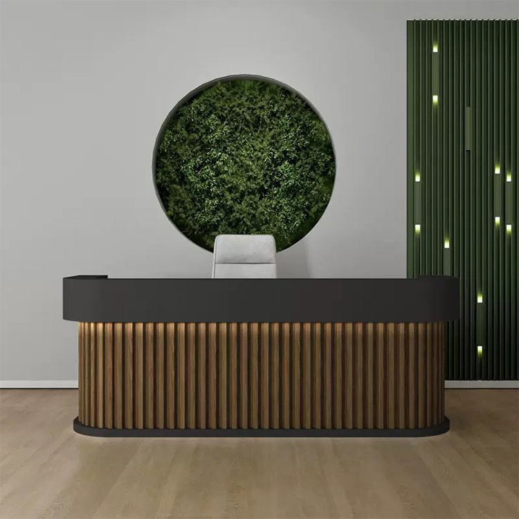 Chic Minimalist Reception Desk - Maoters - Maoters