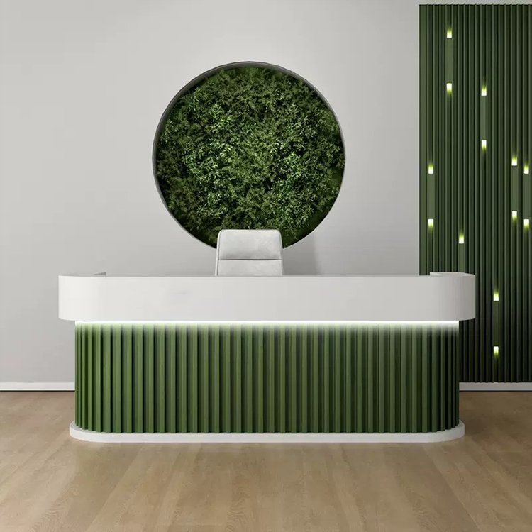 Chic Minimalist Reception Desk - Maoters - Maoters