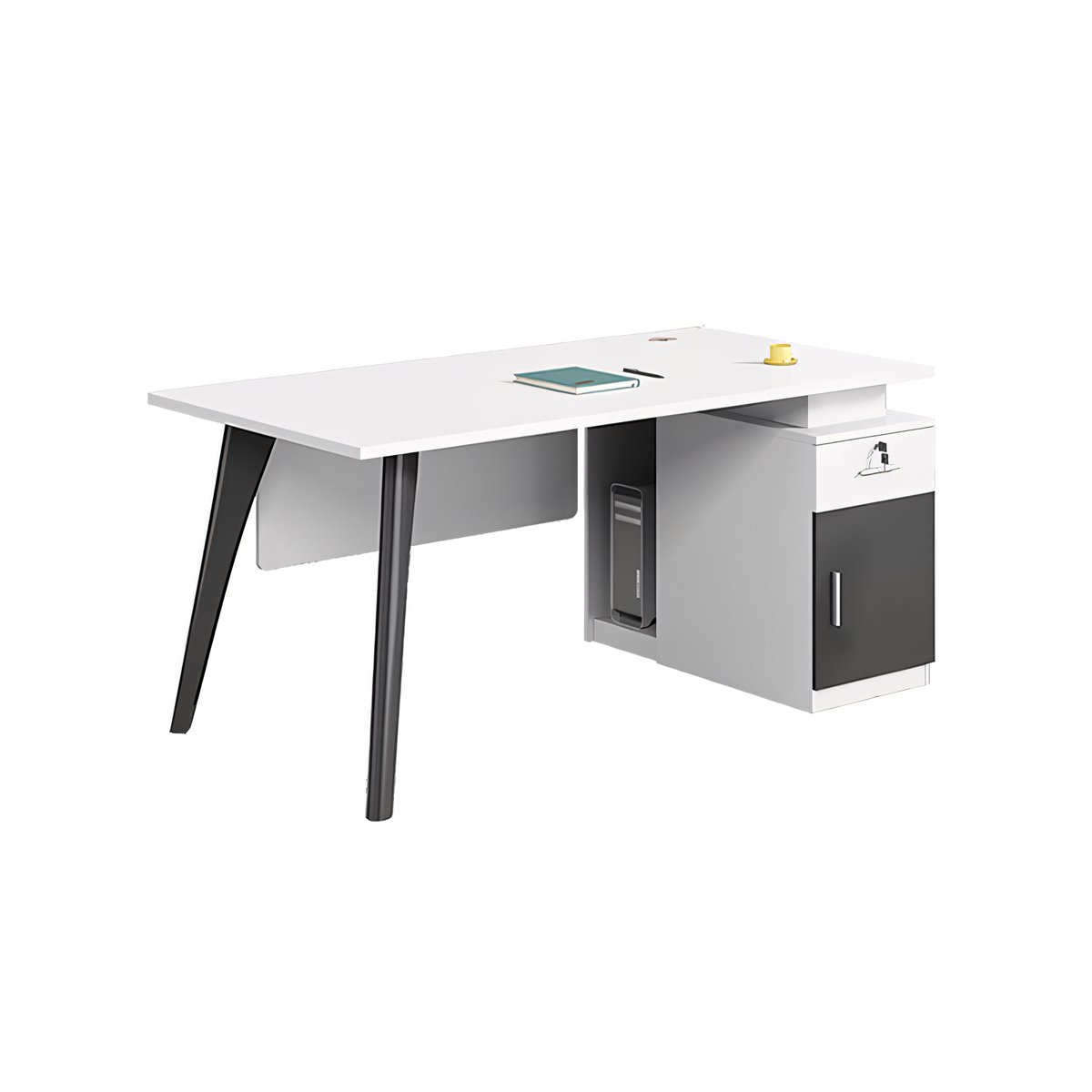 Compact Office Desk & Chair - Simple Design - Maoters