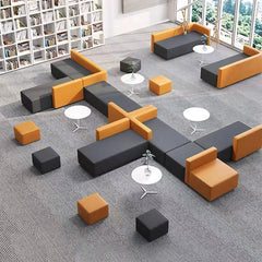 Creative Color Blocked Adjustable Corner Office Sofa - Maoters