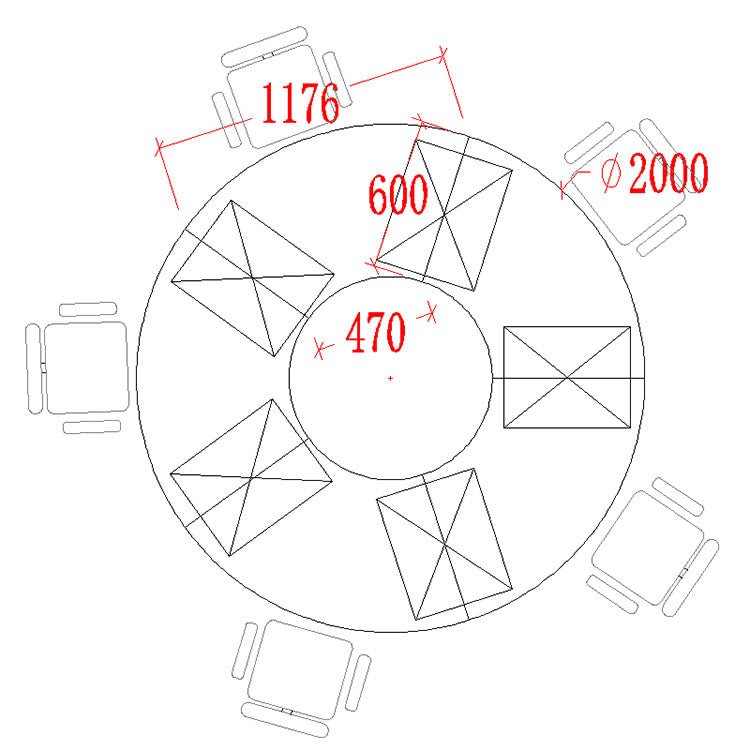 Creative Curved Staff Office Desk - Round Workstation - Maoters