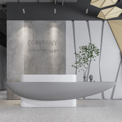 Creative Shaped Reception Desk - Maoters