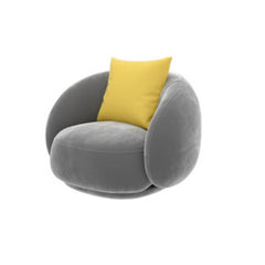 Elegant Gray Fabric Sofa for Office Lounge & Reception - Maoters