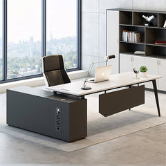 Executive Office Desk Computer Table - Elegant Workstation - Maoters