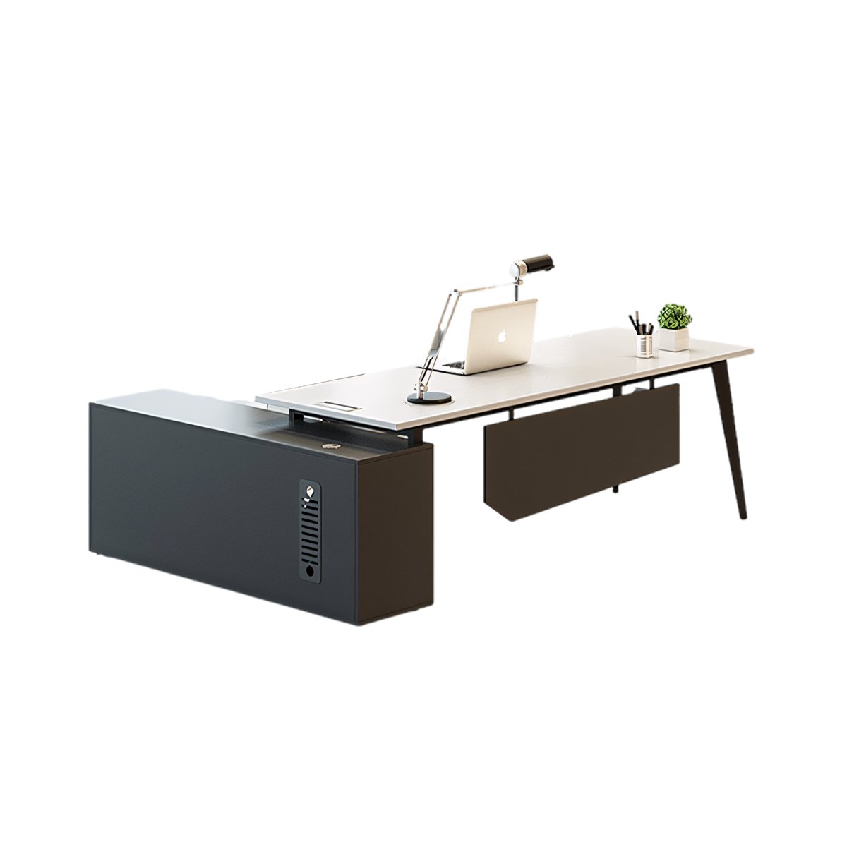 Executive Office Desk Computer Table - Elegant Workstation - Maoters