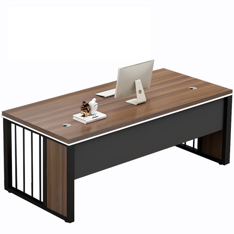 Gray Oak Executive Desk - Modern Office Furniture - Maoters