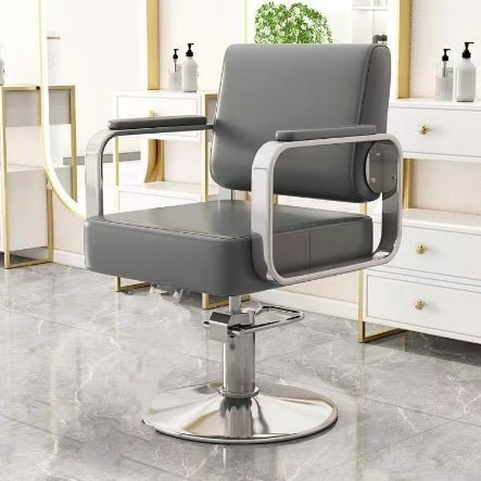 Hair Salon Stainless Steel Haircutting Chair - Maoters - Maoters