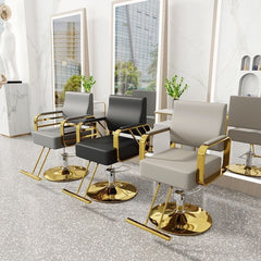 Hair Salon Stainless Steel Haircutting Chair - Maoters - Maoters