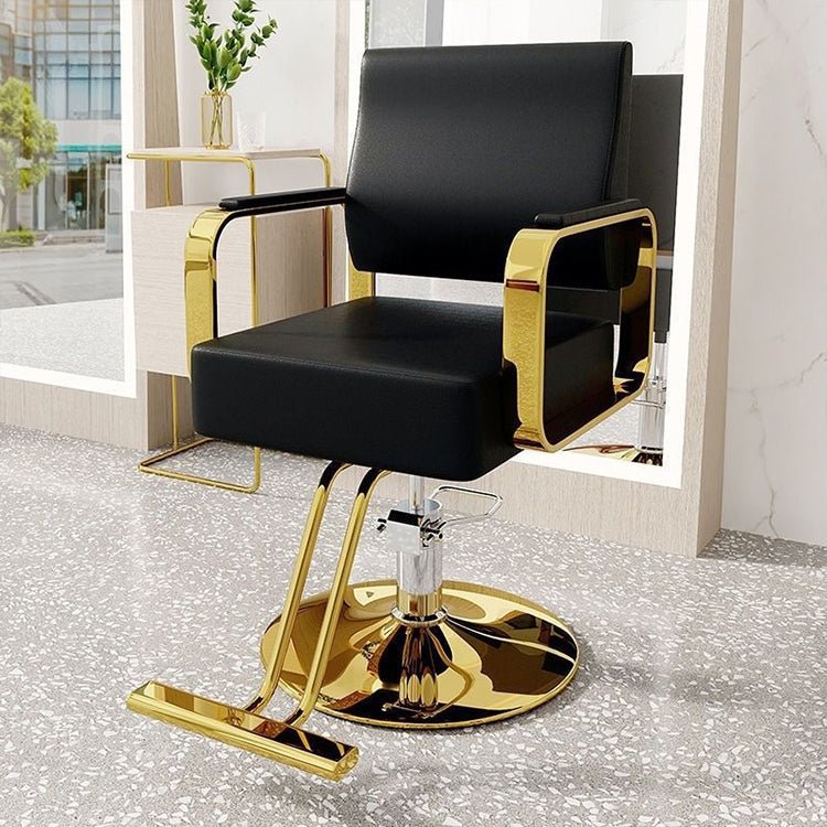 Hair Salon Stainless Steel Haircutting Chair - Maoters - Maoters