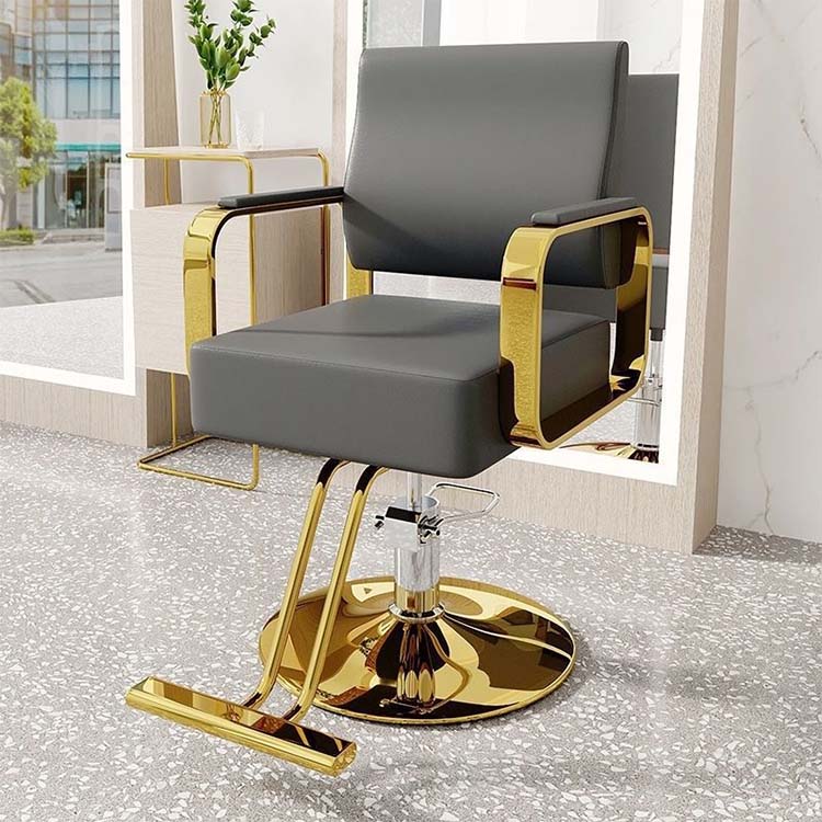 Hair Salon Stainless Steel Haircutting Chair - Maoters - Maoters