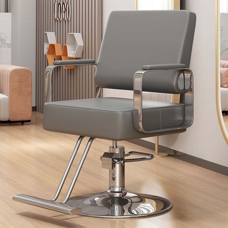 Hair Salon Stainless Steel Haircutting Chair - Maoters - Maoters