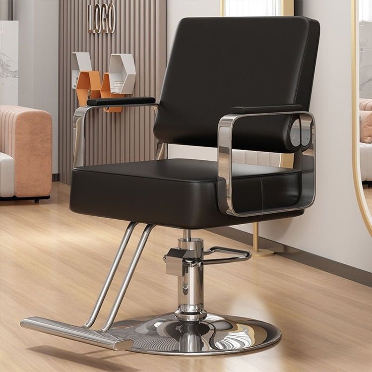 Hair Salon Stainless Steel Haircutting Chair - Maoters - Maoters