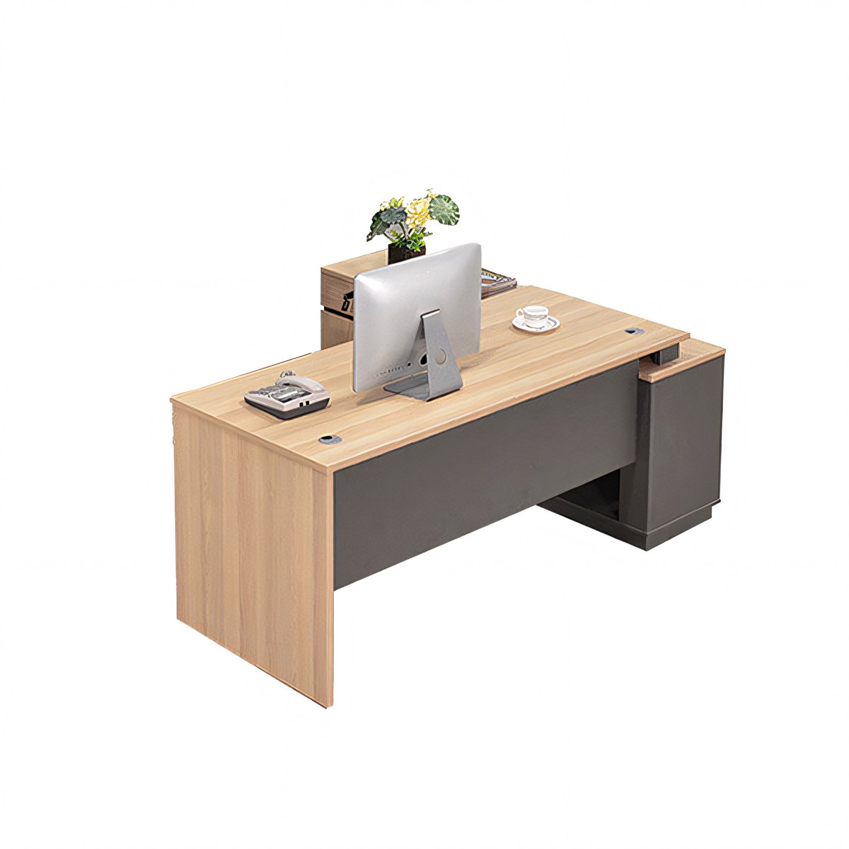 L - Shape Corner Desk Executive Office Desk Computer Table - Maoters