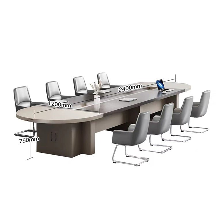 Light Luxury Conference Table - Simple Modern Oval - Maoters