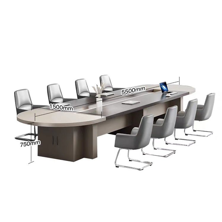 Light Luxury Conference Table - Simple Modern Oval - Maoters