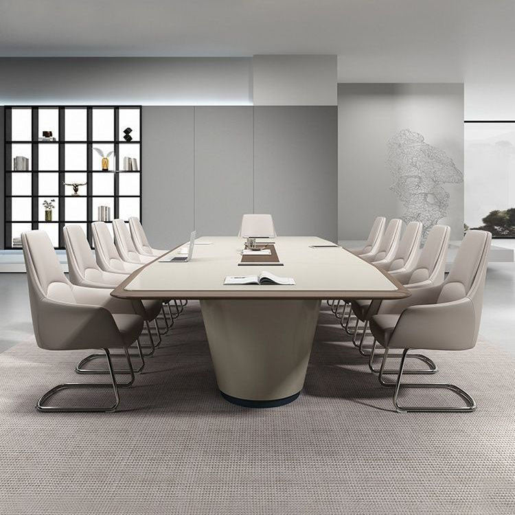 Light Luxury Modern Lacquered Conference Table - Maoters