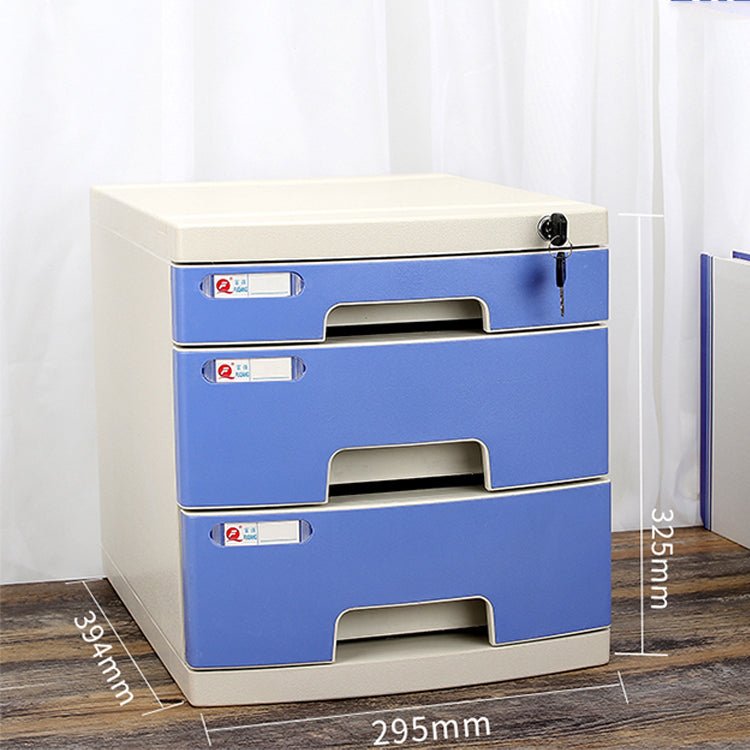 Lockable Desktop File Cabinet - Multi - layer Storage - Maoters