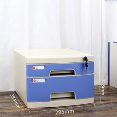 Lockable Desktop File Cabinet - Multi - layer Storage - Maoters