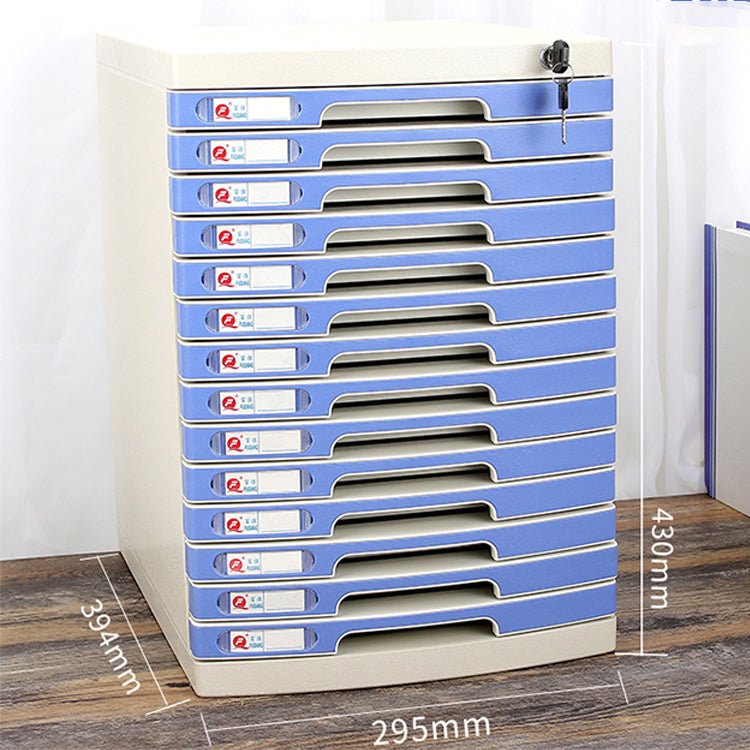 Lockable Desktop File Cabinet - Multi - layer Storage - Maoters