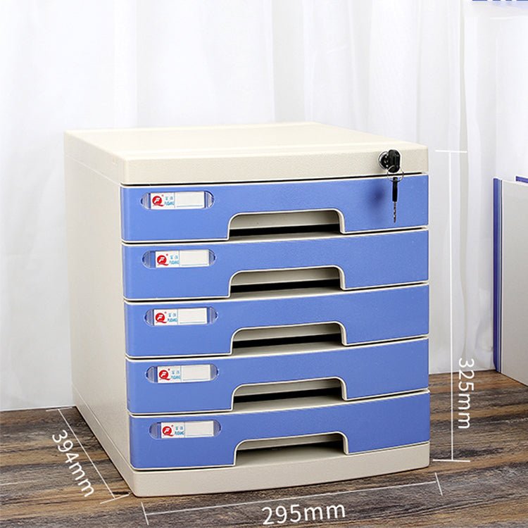 Lockable Desktop File Cabinet - Multi - layer Storage - Maoters