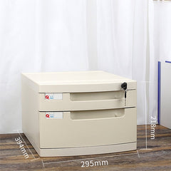 Lockable Desktop File Cabinet - Multi - layer Storage - Maoters