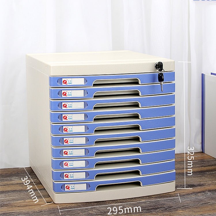 Lockable Desktop File Cabinet - Multi - layer Storage - Maoters