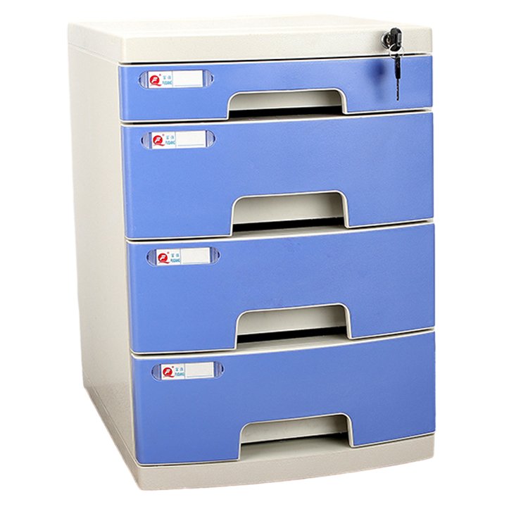 Lockable Desktop File Cabinet - Multi - layer Storage - Maoters