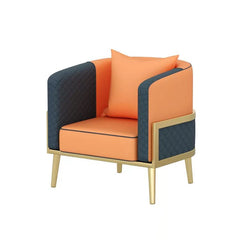 Luxurious Curved Sofa, Orange - Maoters - Maoters