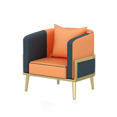 Luxurious Curved Sofa, Orange - Maoters - Maoters