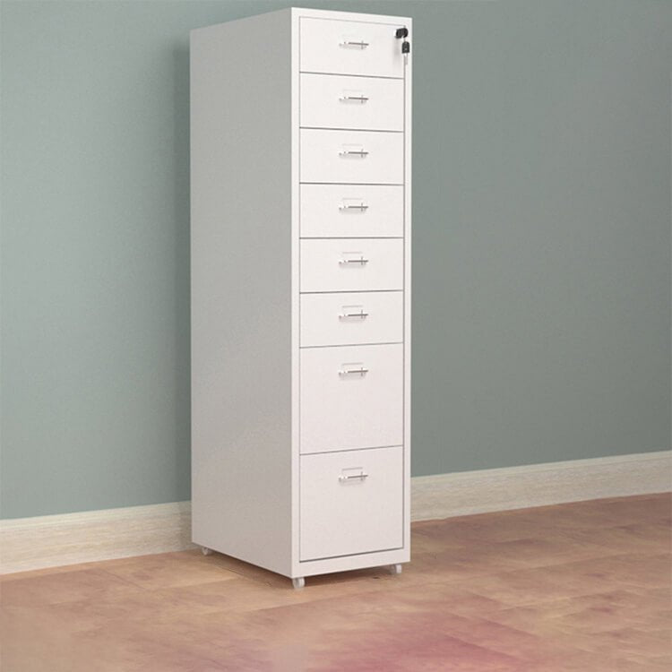 Metal Office Cabinet with Lockable Drawers - Maoters