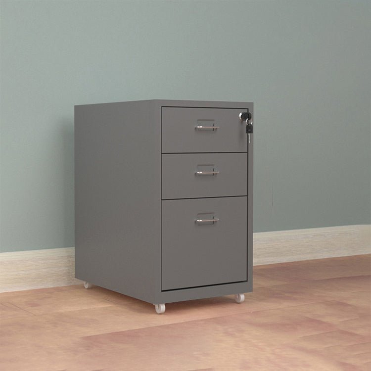 Metal Office Cabinet with Lockable Drawers - Maoters