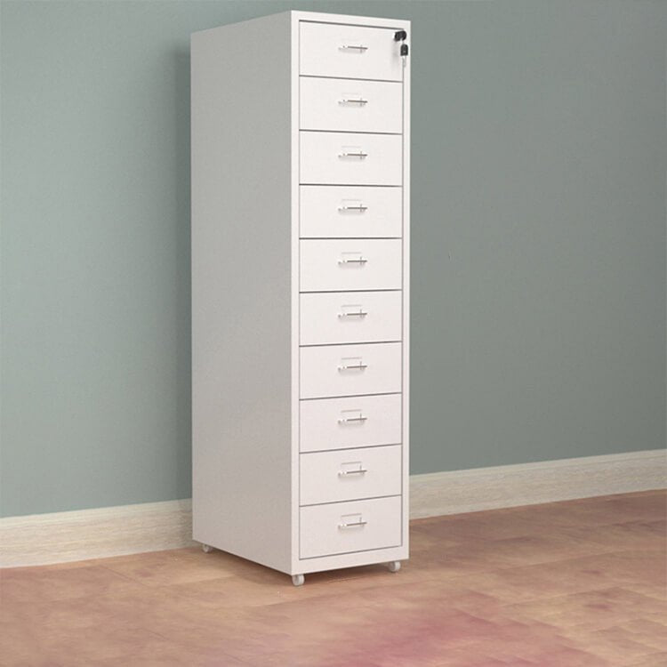 Metal Office Cabinet with Lockable Drawers - Maoters