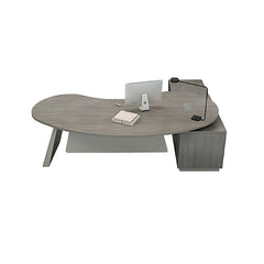 Minimalist Arc - Shaped CEO Desk - Maoters - Maoters