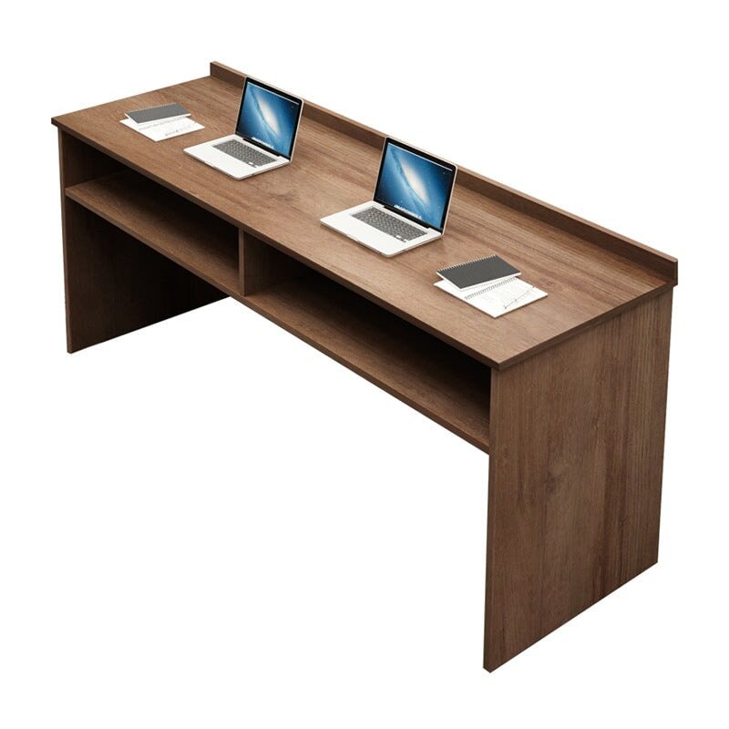 Minimalist Rectangular Wooden Reception Desk - Maoters