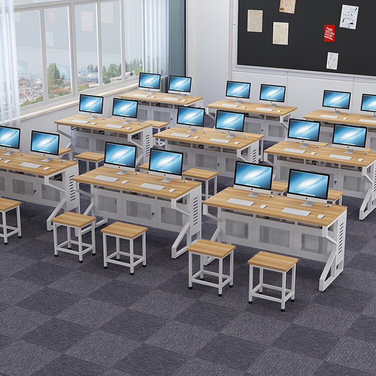 Minimalist School Computer Lab Training Instructor Desk - Maoters