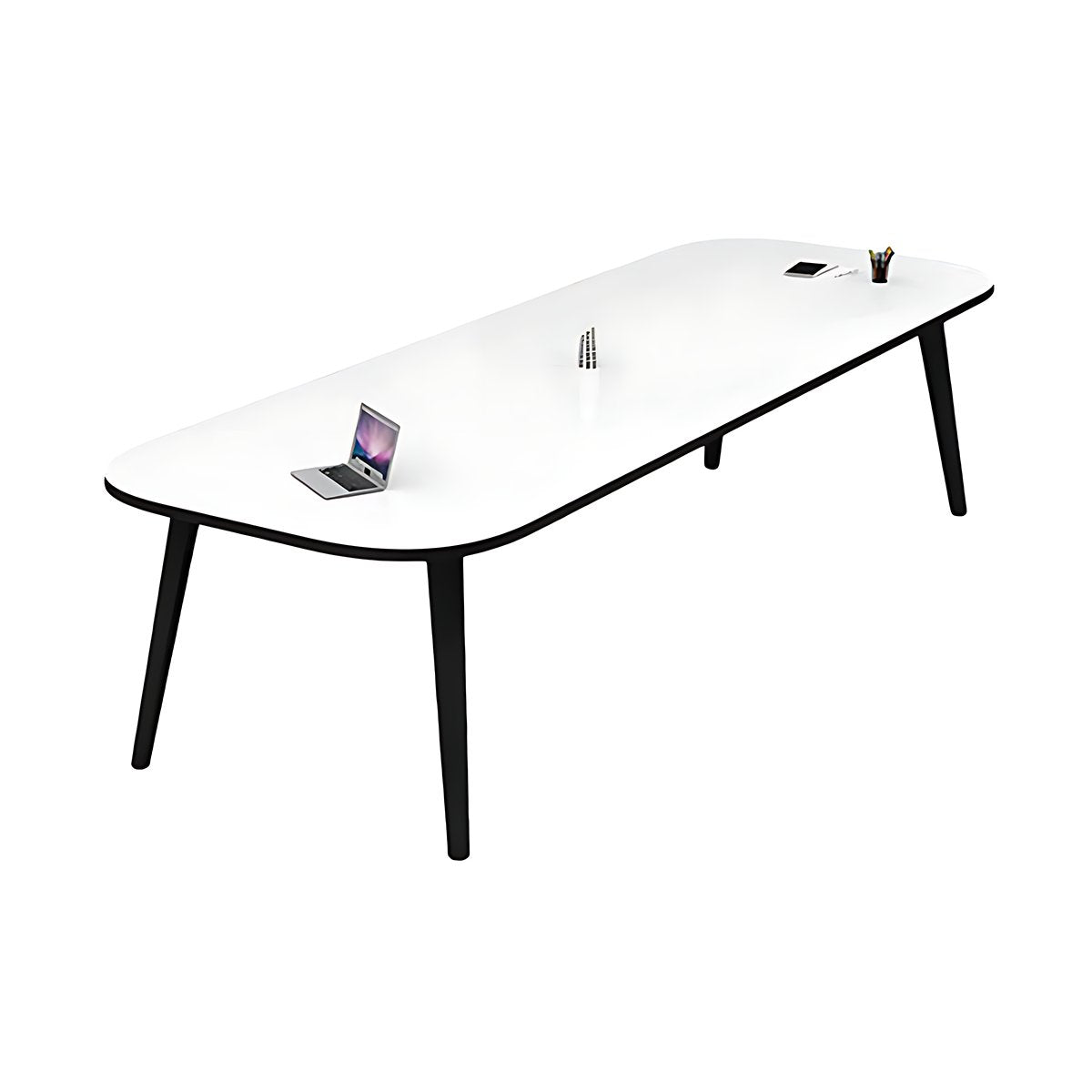 Minimalist Small Oval Conference Table - Office Desk - Maoters