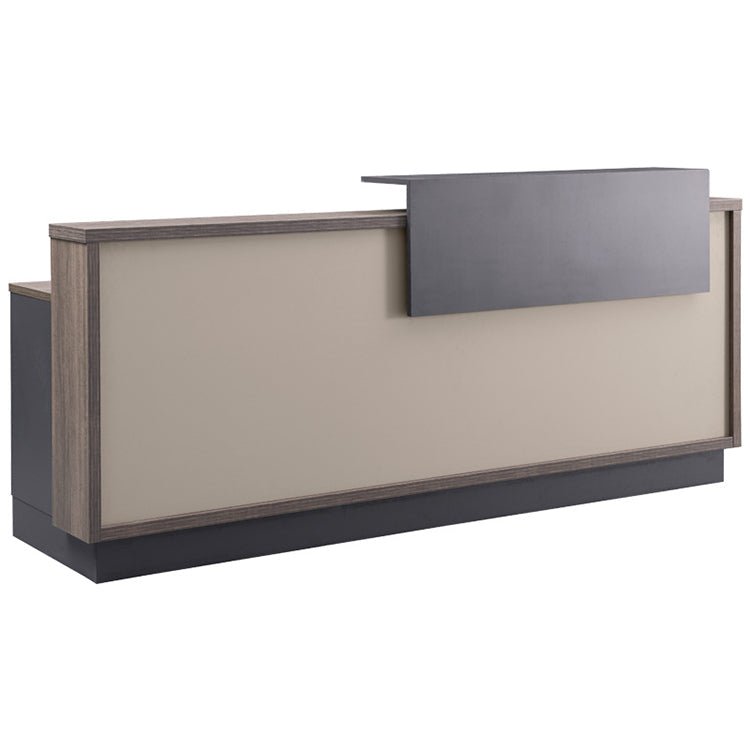 Minimalist Wood Paneled Reception Desk - Maoters