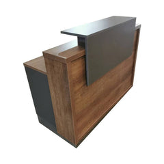 Minimalist Wood Paneled Reception Desk - Maoters